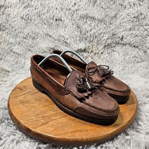 Cole Haan Country Mens Size 12.5-13/11.5 InBrown Leather Kilite Tassel Loafers